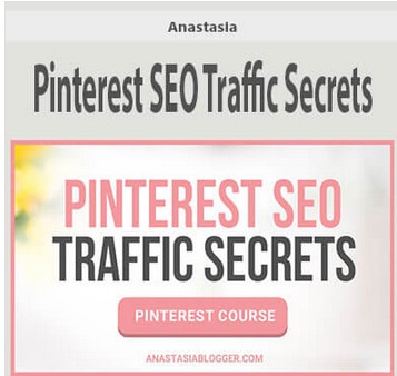 Anastasia Blogger - Pinterest SEO Traffic Secrets 2020