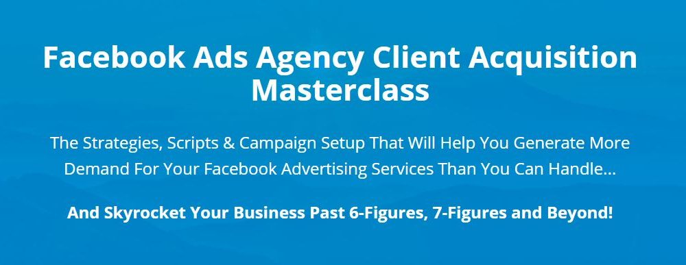 [SALES] Facebook Ad Agency Clients Masterclass