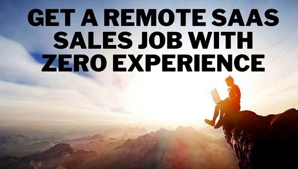 [Group Buy] Get a remote SaaS sales job with zero experience