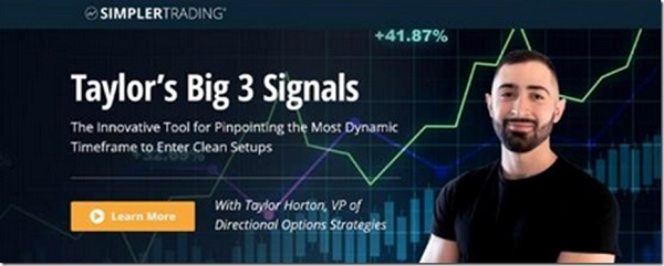 Simpler Trading – Taylor’s The Big 3 Signals ELITE