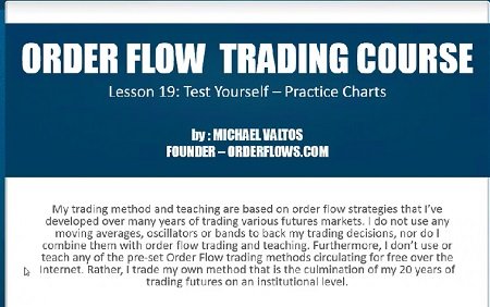 Michael Valtos – Order Flow Trading Course