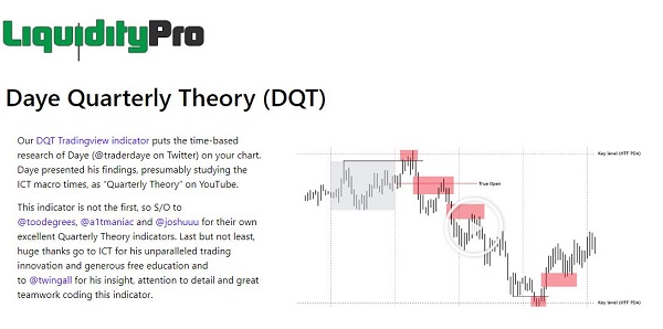 Daye Quarterly Theory (DQT) - LiquidityPro