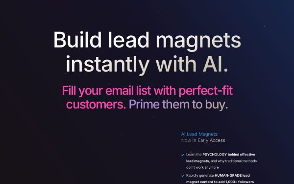 [GroupBuy] Rob Lennon - Build lead magnets instantly with AI + Live Implementation Workshop