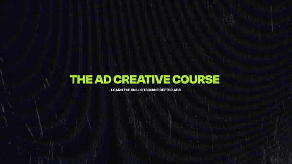 [GroupBuy] The Ad Creative Course - Fraser Cottrell